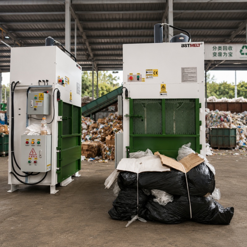 Vertical Hydraulic Baler